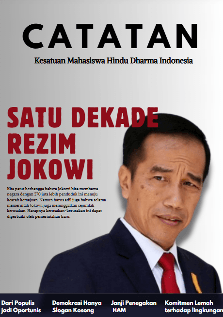 KMHDI: Catatan Kritis 1 Dekade Rezim Jokowi